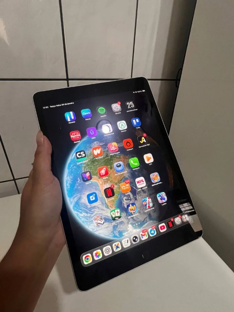 Apple iPad 9th Geração Wifi Prata 64GB - Foto 2