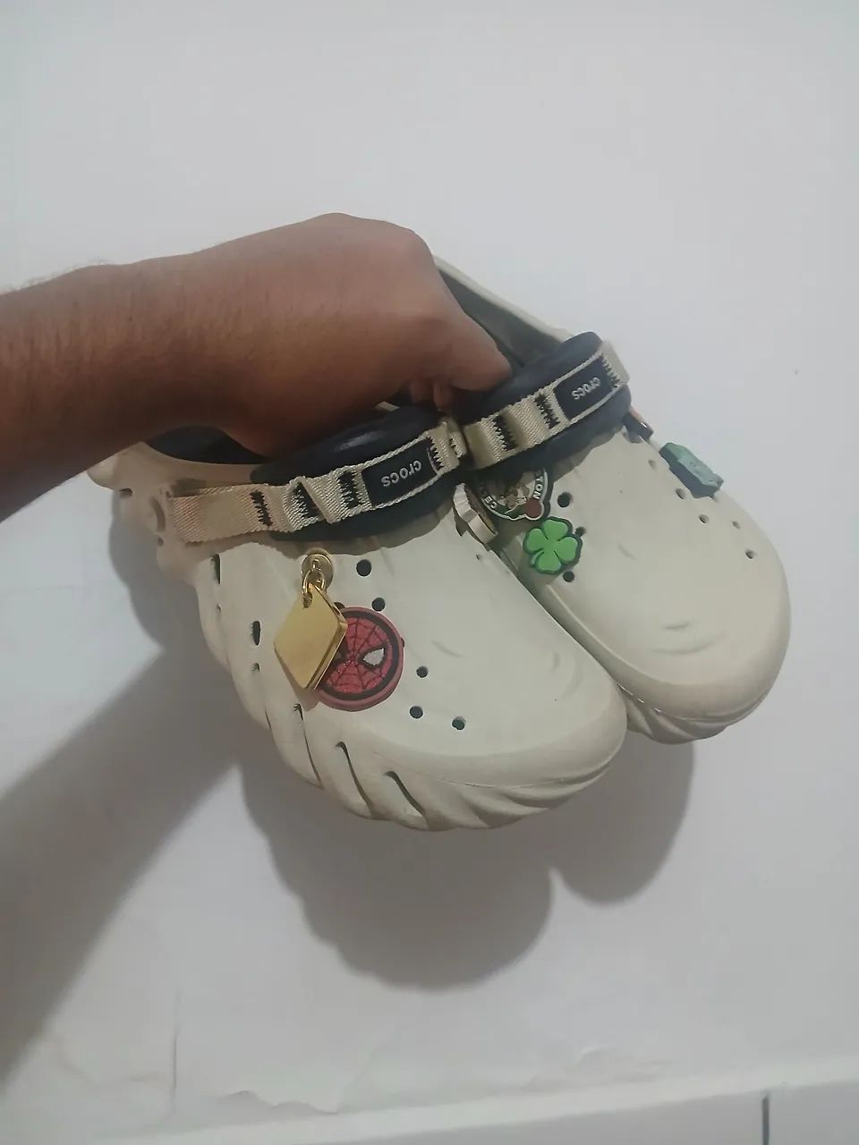 Crocs echo cor off White  - Foto 3