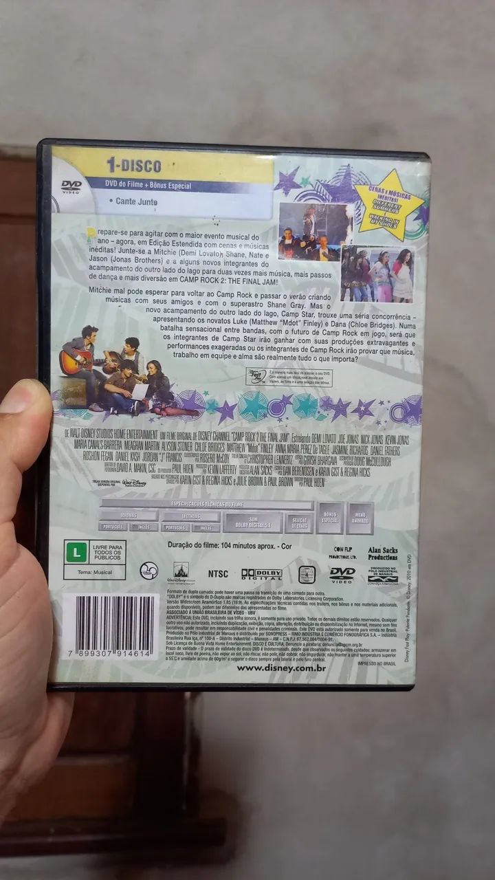 ? DVD CAMP ROCK 2 - DISNEY ORIGINAL ? - Foto 2