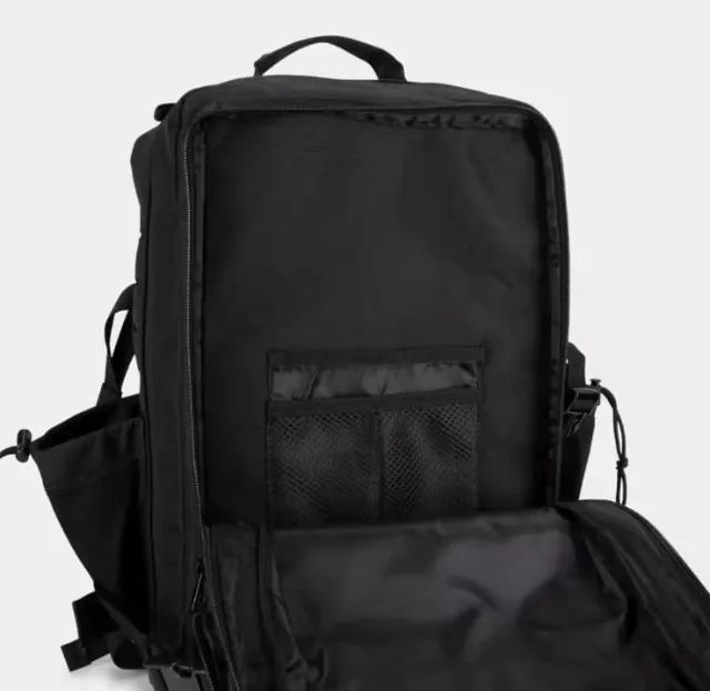 Mochila Tática Militar 50L NOVA Preta | Resistente + Impermeável - Foto 3