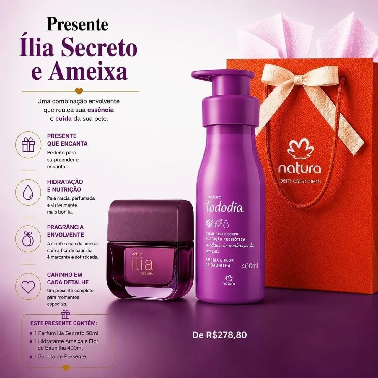 Kit Ília secreto e ameixa 
