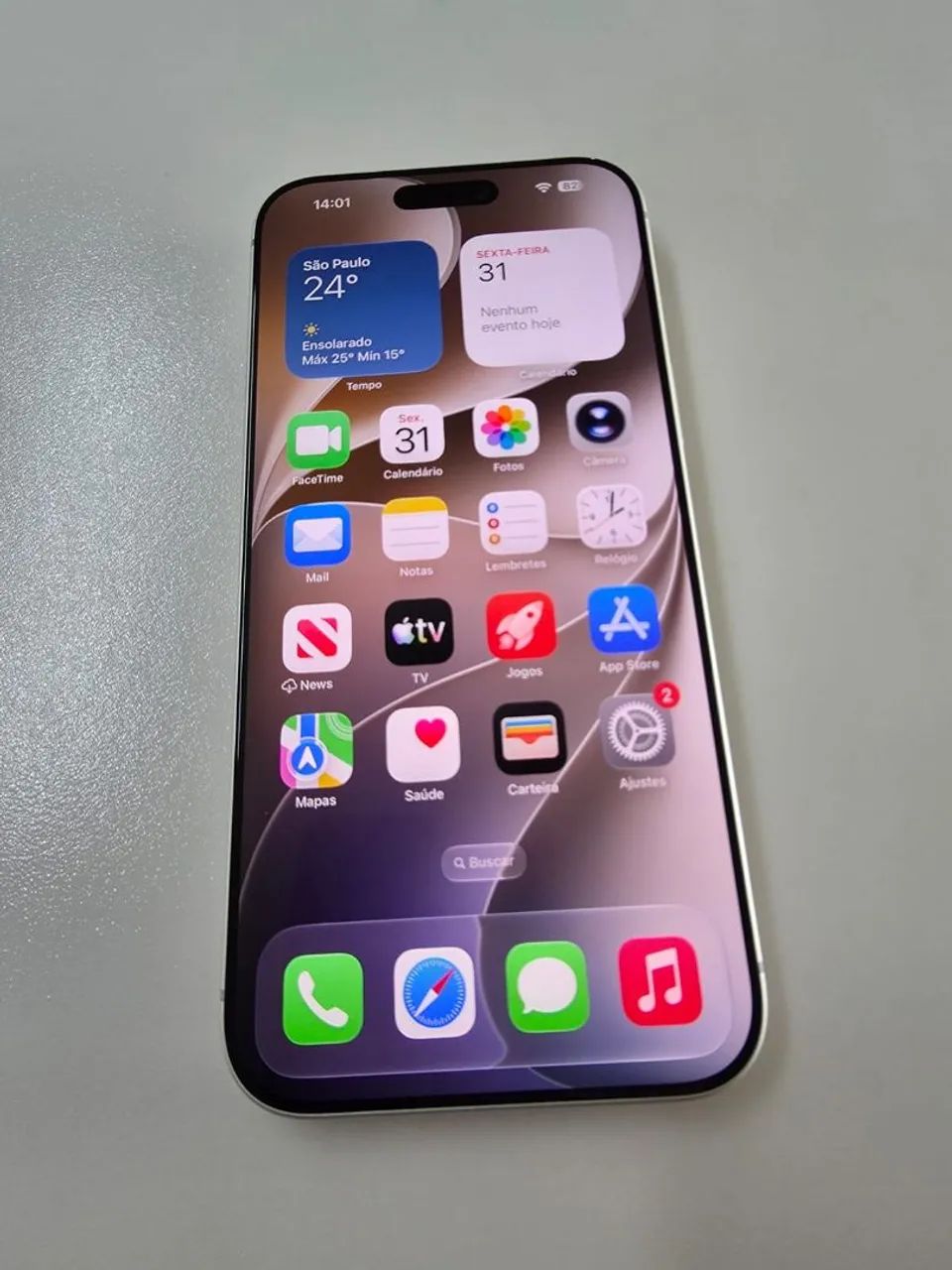 iPhone 17 Pro Max Prata 256GB BATERIA 100% - Foto 2