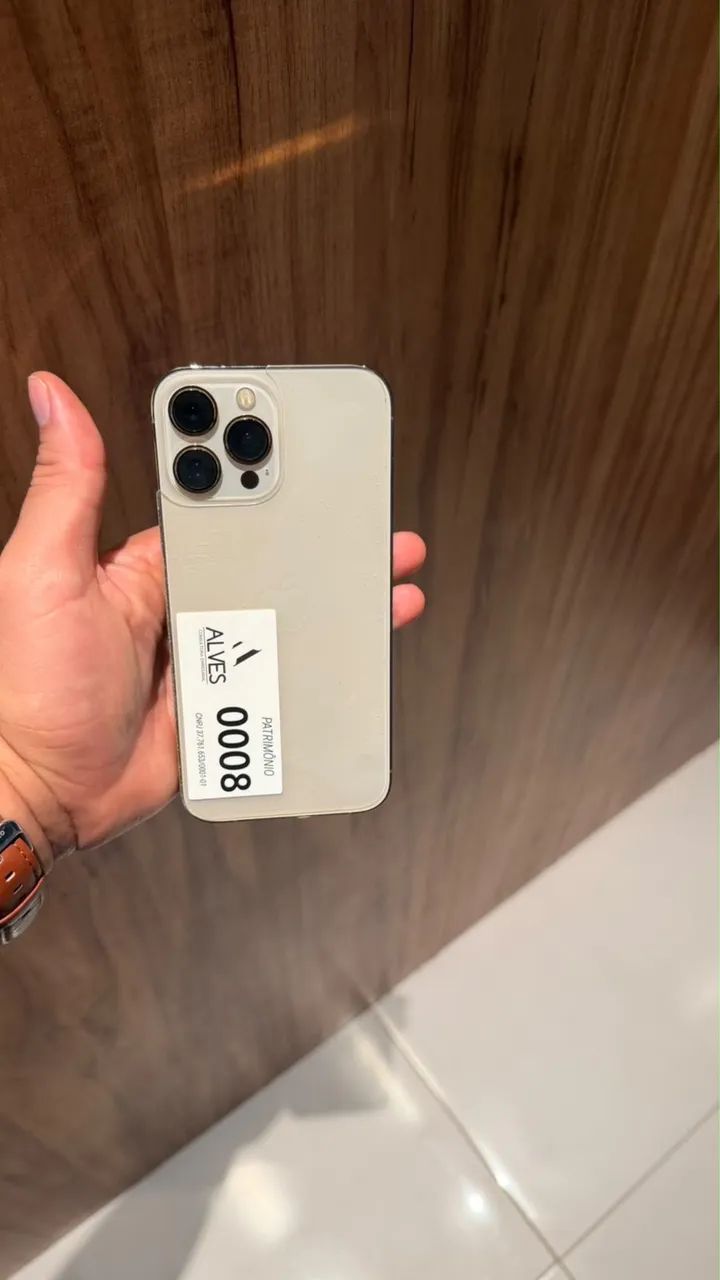 iPhone 13 Pro Max 128g dourado  - Foto 4