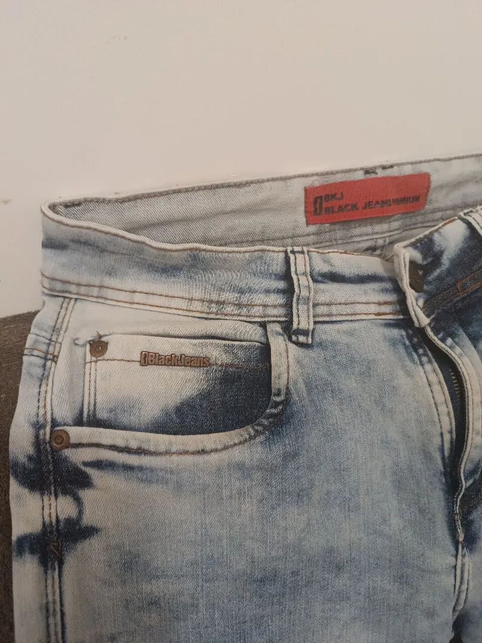 CALÇA JEANS CLARA 40 - Foto 2