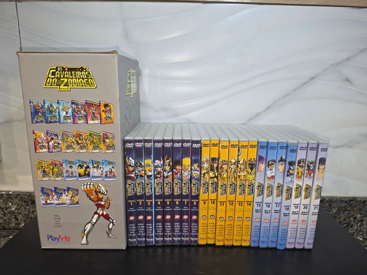 Box Completo Os Cavaleiros do Zodíaco - Clássico (21 DVDs Box Completo Os Cavaleiros do Zodíaco - Clássico (21 DVDs