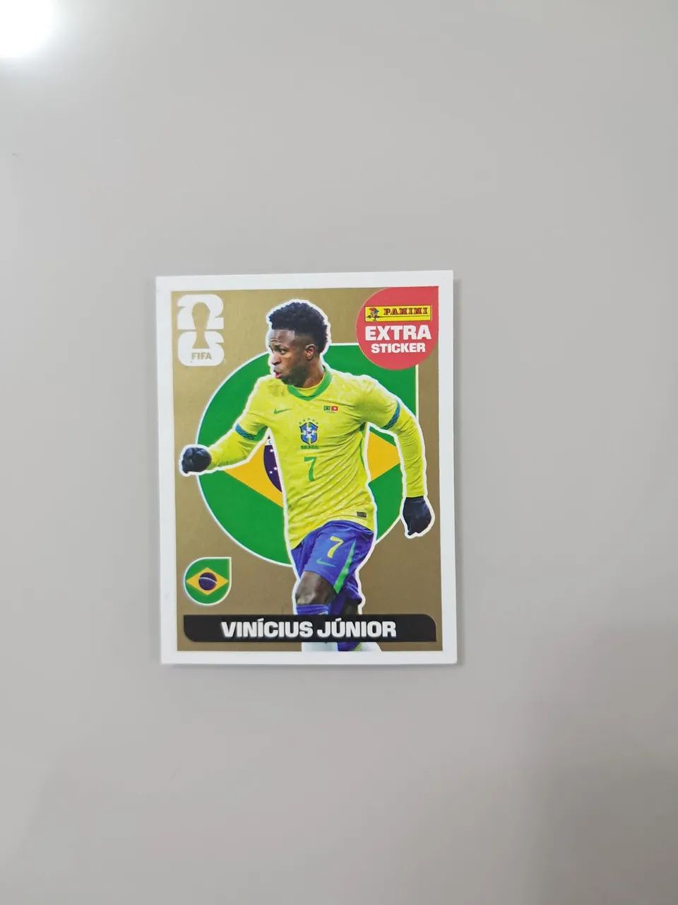 Figurinha legend gold Vinicius Junior copa 2026 em perfeito estado