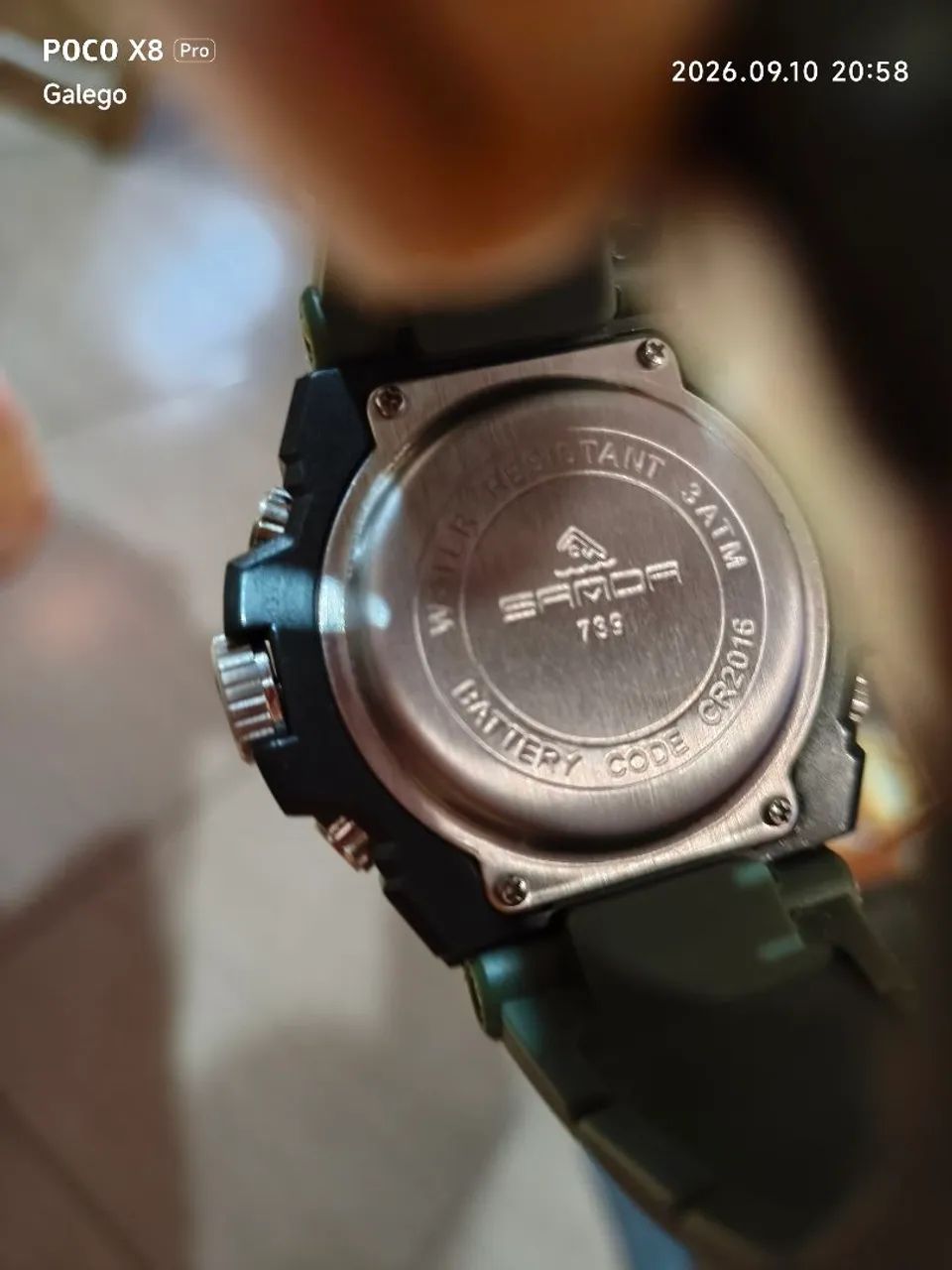 Relógio Sanda Militar Esportivo Tático Shock Original - Acessórios