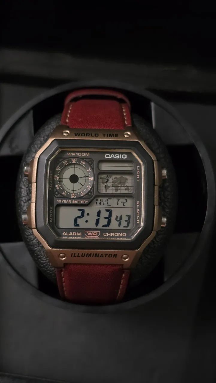 Casio Royale 007 edição pulseira de couro - Foto 3