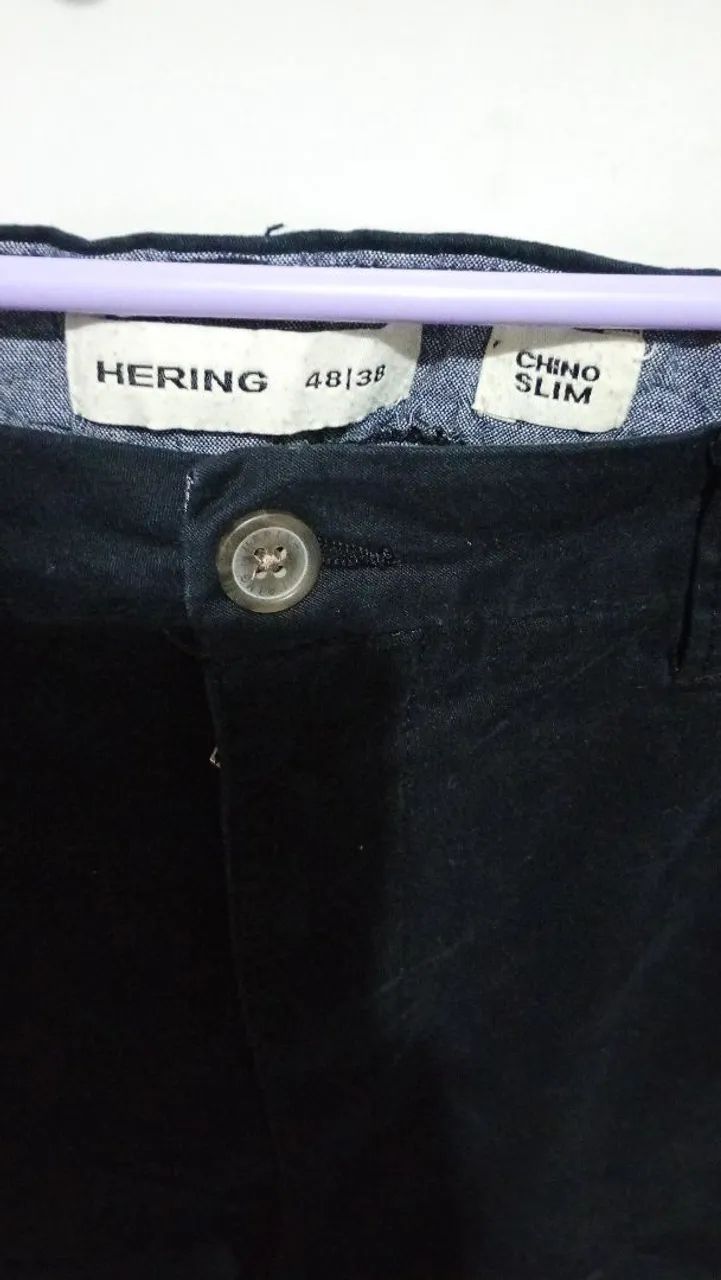 Calça masculina Hering preta. - Foto 5