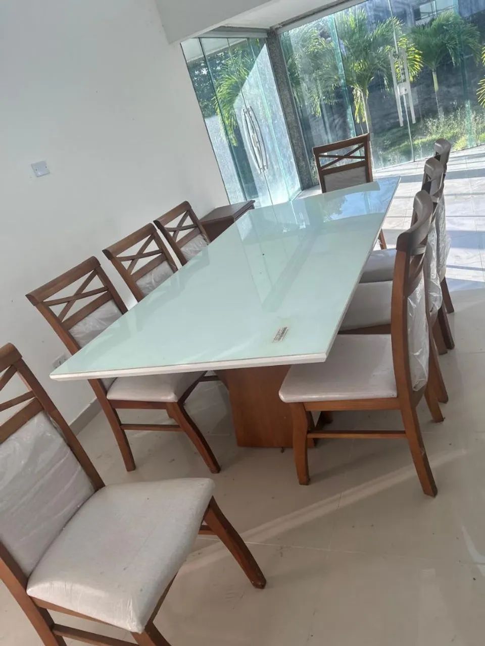 Mesa de jantar com 8 cadeiras - Foto 2