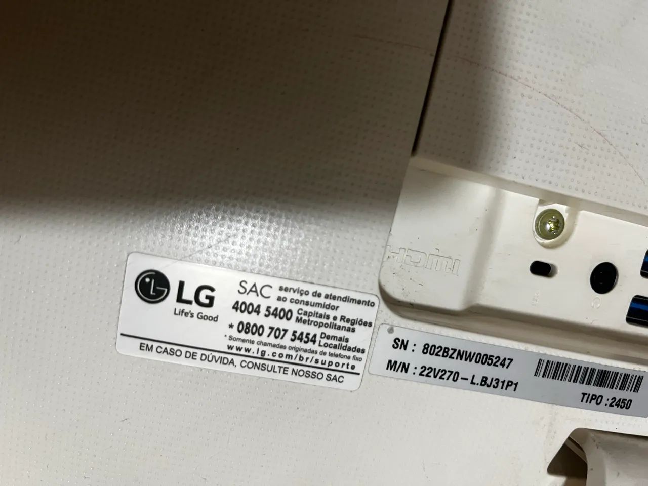 Computador Allinone LG Branco Intel Celeron - Foto 5