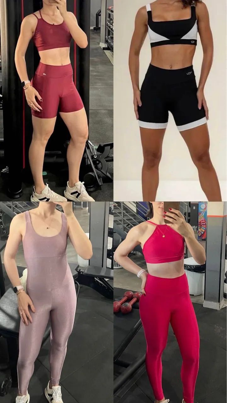 Roupas de academia 