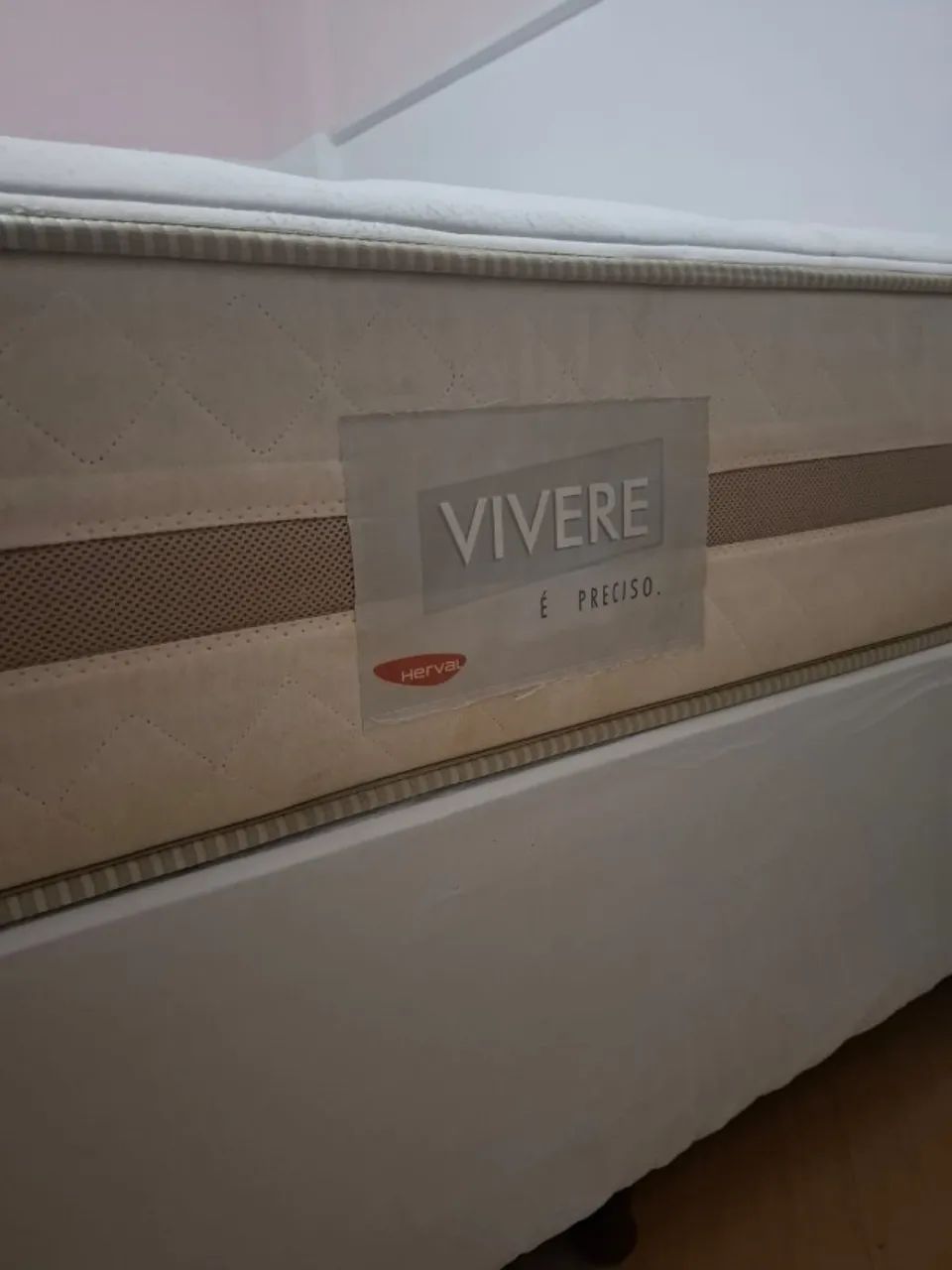 Colchão Herval Vivere + Base Nova - Casal  - Foto 4