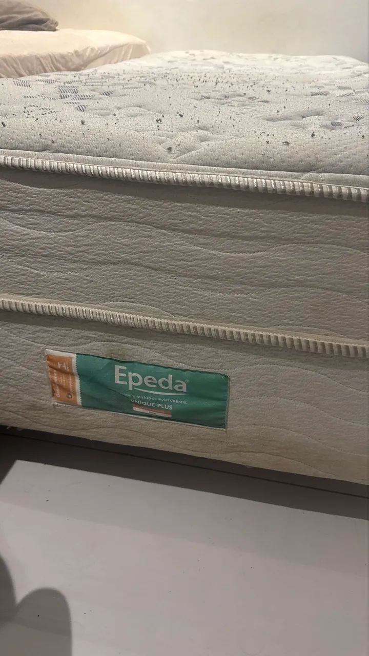 Cama Box solteiro branca 