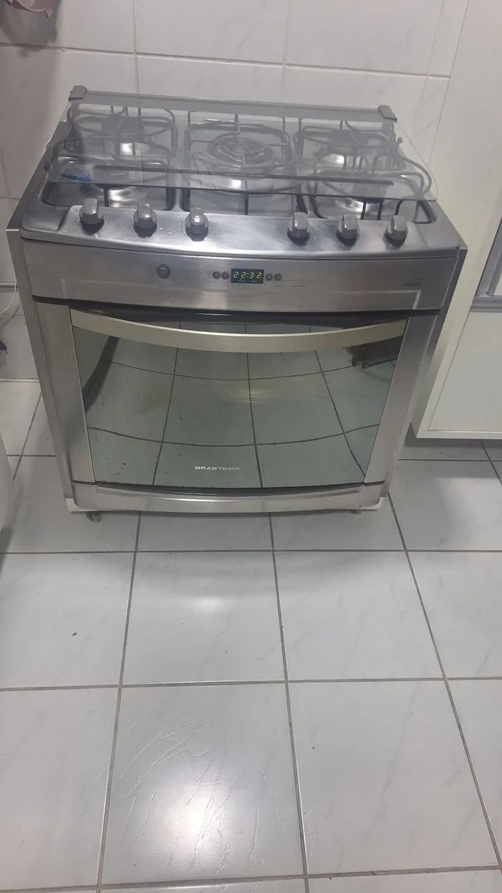 Fogão Brastemp Ative- Inox - 05 Bocas - Foto 2
