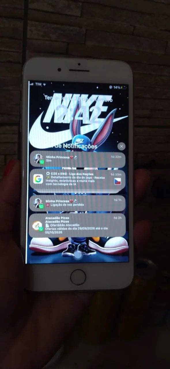 Iphone 8 plus troco por Android