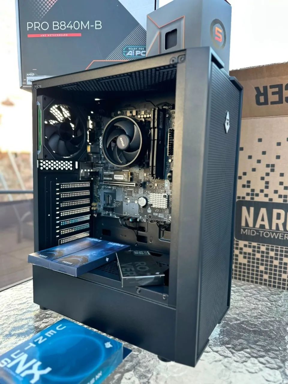 PC Gamer 32GB DDR5 + Ryzen 5 8500G + NVME 500GB - Foto 2