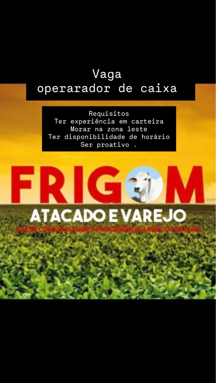 Vaga de emprego 