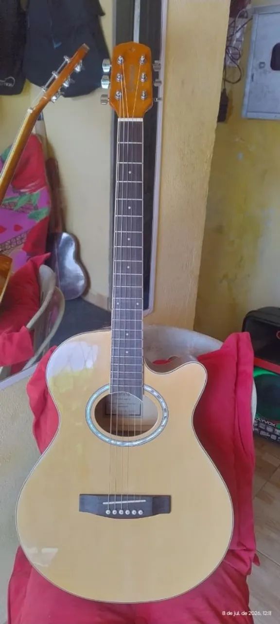 Violão elétrico novo modelo Gianini  - Foto 3