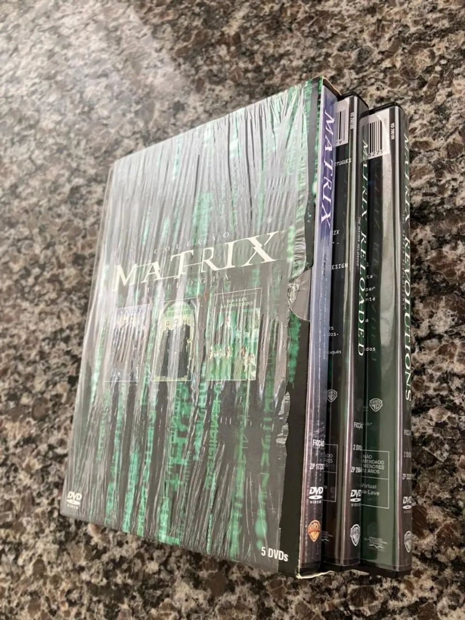 Box DVD Coleção Trilogia Matrix (5 DVDs)