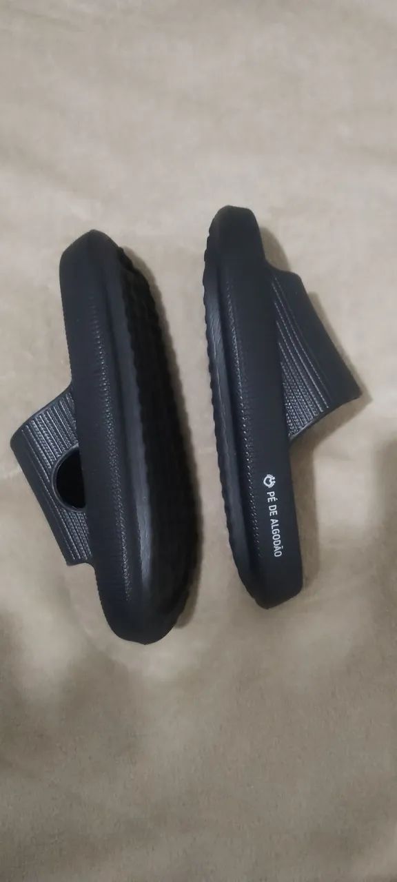 Chinelo Pé de Algodão - Cor : Preto  - Foto 4