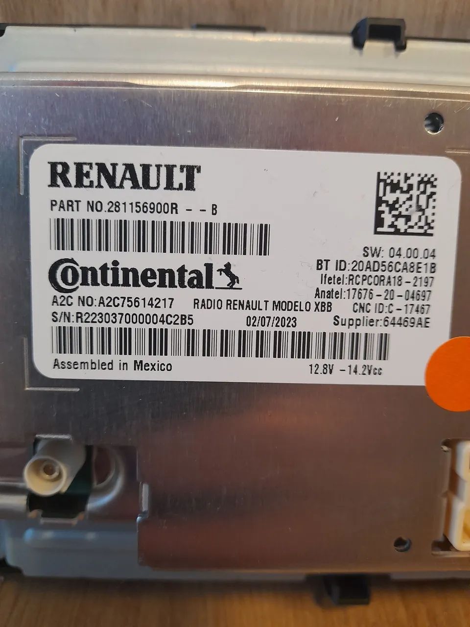 Radio original Kwid com USB e Bluetooth sem uso - Foto 4