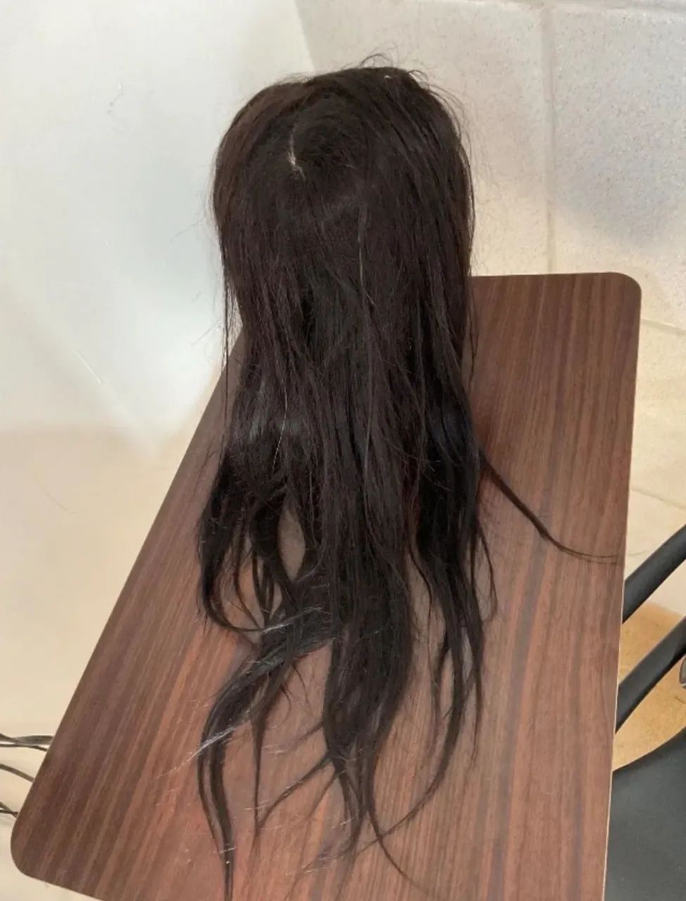 Cabeça de boneca para Treino Corte e Penteado - Cabelo Misto - Foto 3