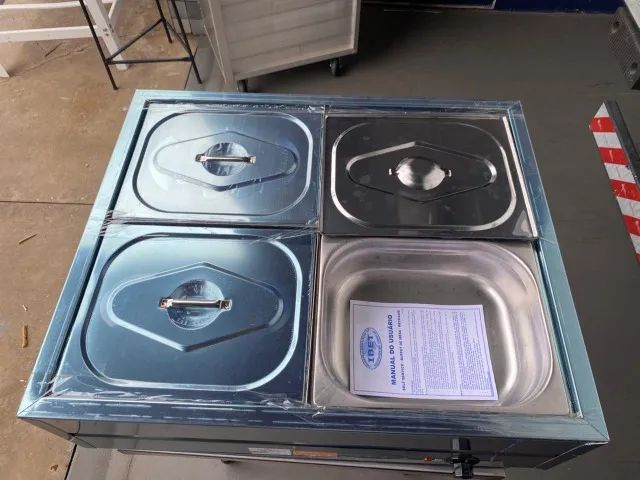 Buffet de Mesa Térmico 4 Cubas GN Inox IBET - Foto 5