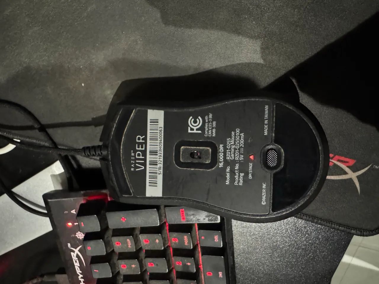 Mouse razer viper 16.000 pouco usado - Foto 2
