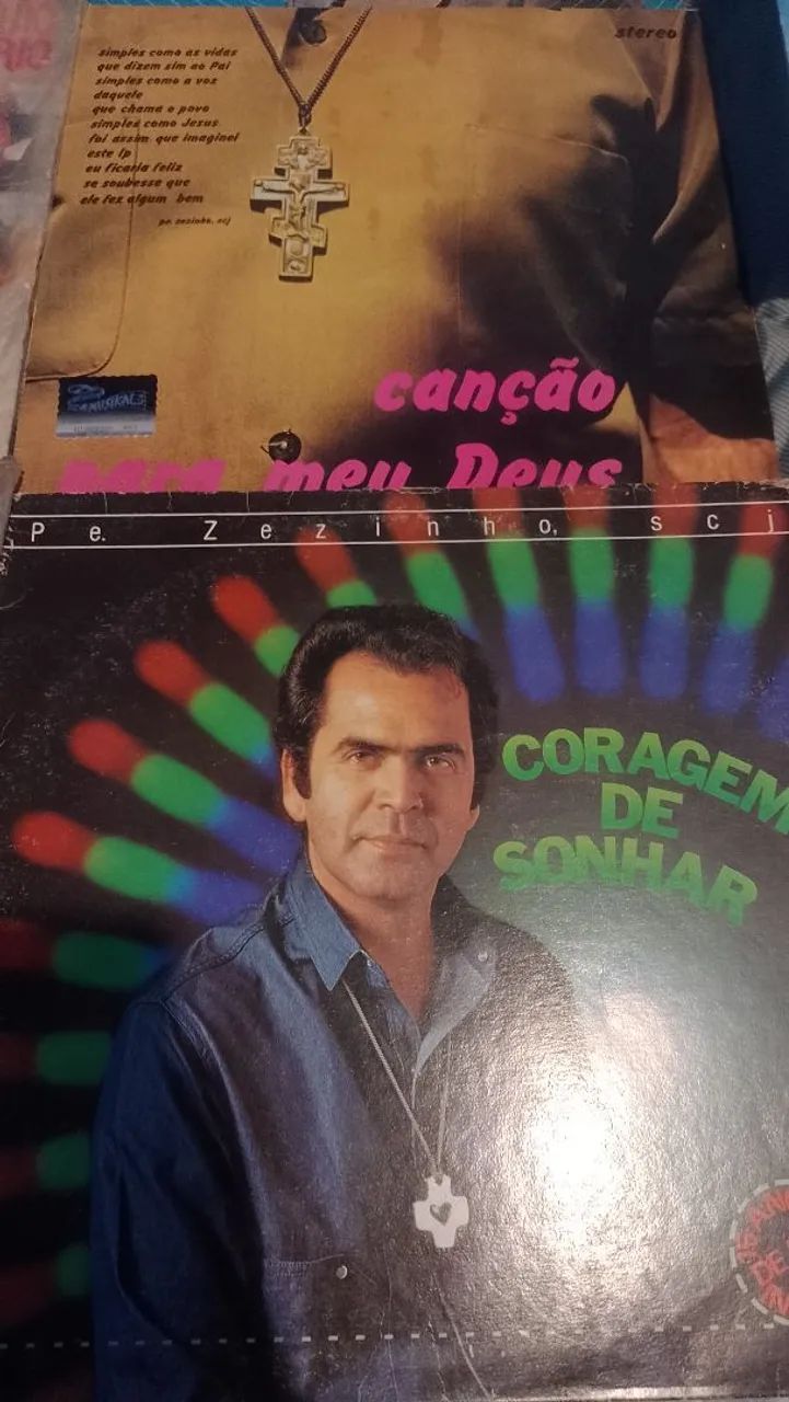 Discos de vinil Pe.Zezinho e mais 1 aleatório  - Foto 3
