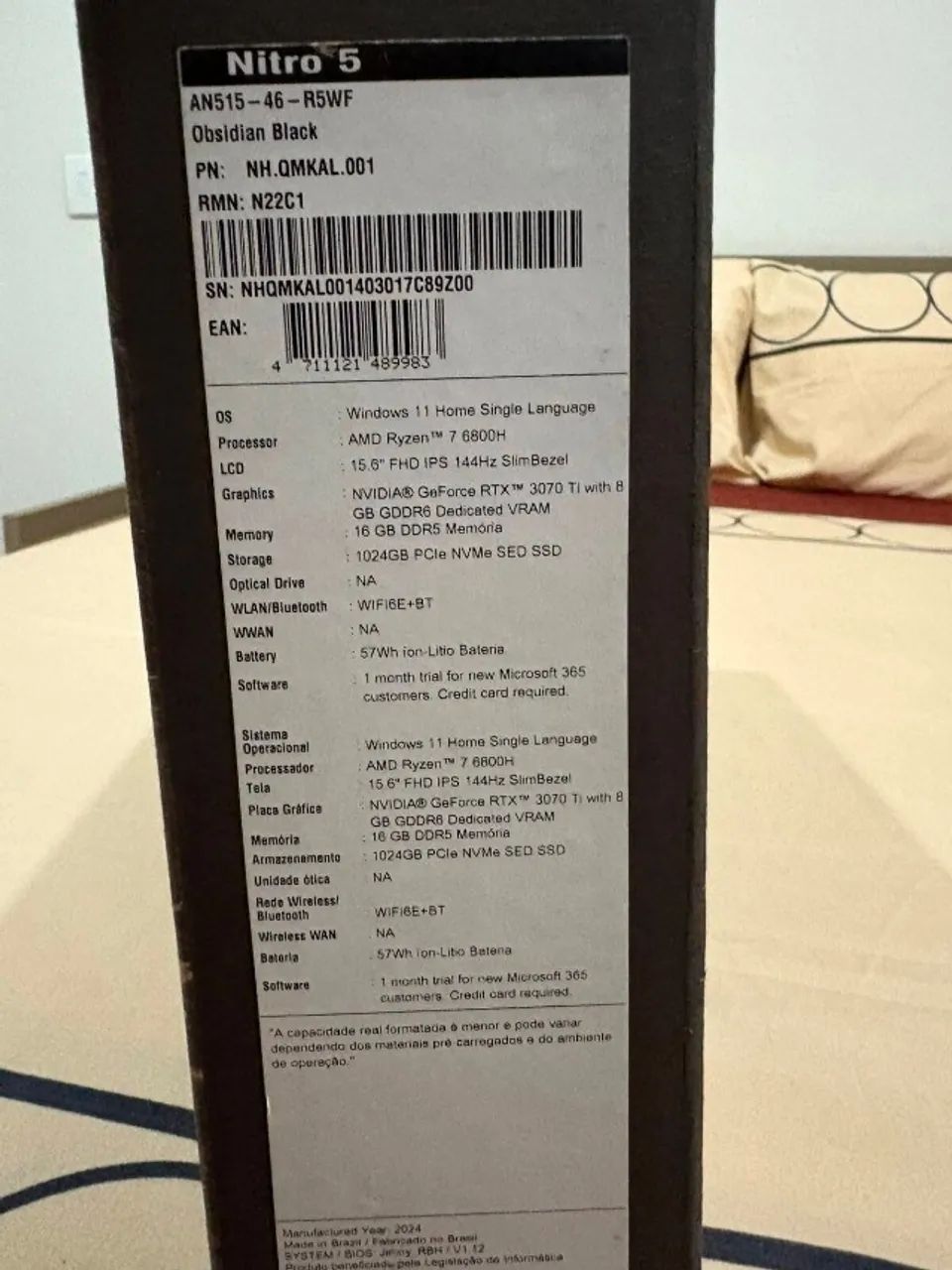 Acer Nitro 5 AN515-46-R5WF - Foto 2