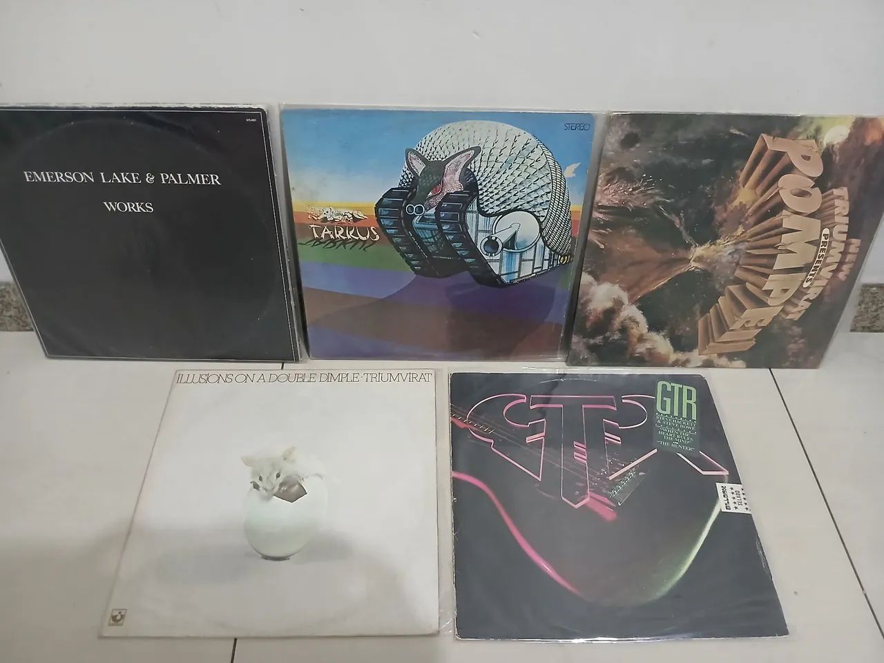 Disco vinil Emerson Lake Gtr e Triumvirat - CDs, DVDs etc - São