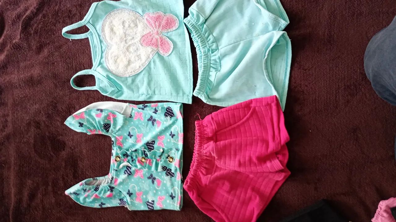 Lote de roupa tamanho tamanho 2 menina - Foto 2