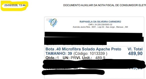 Sapato Microfibra