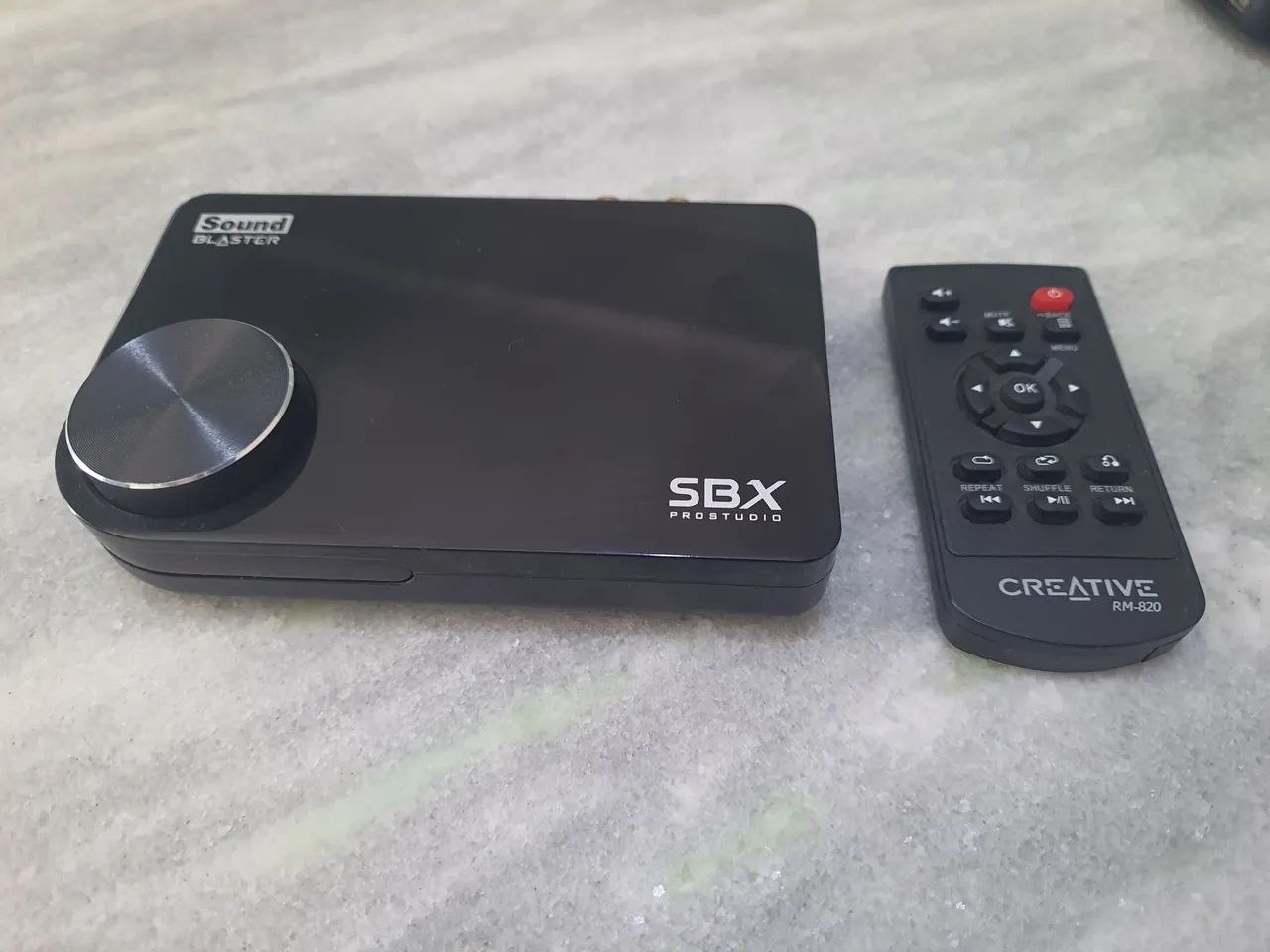 Interface de áudio, placa de som externa Creative Sound Blaster X-fi 5.1 Pro  - Foto 3