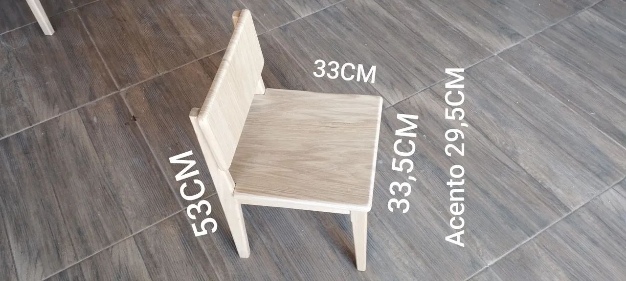 Mesa para crianças com 1 cadeira  - Foto 2