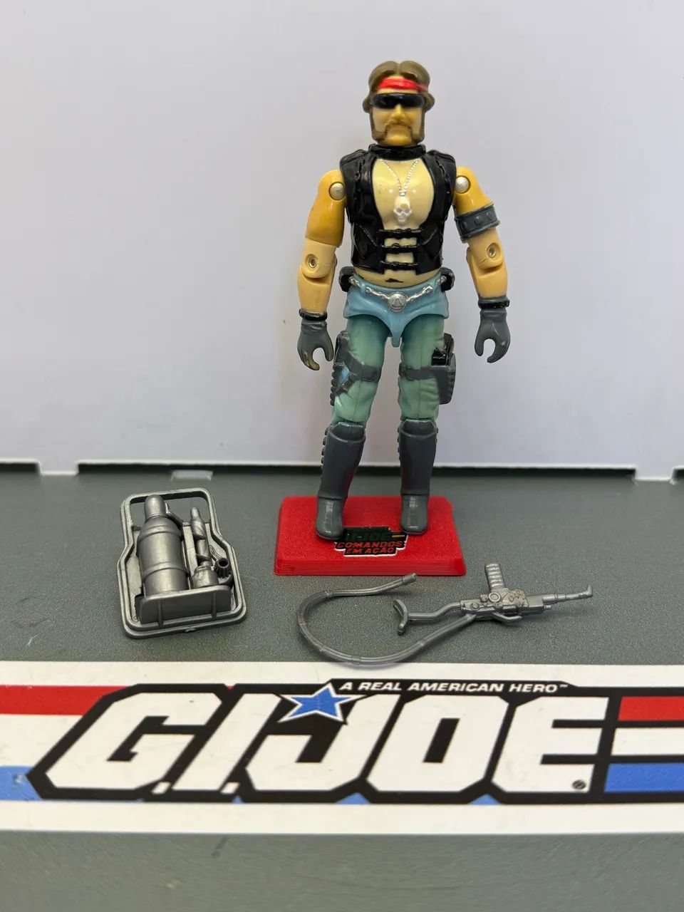 Gi Joe Dreadnok Torch v1 - 1985 - Comandos em ação 