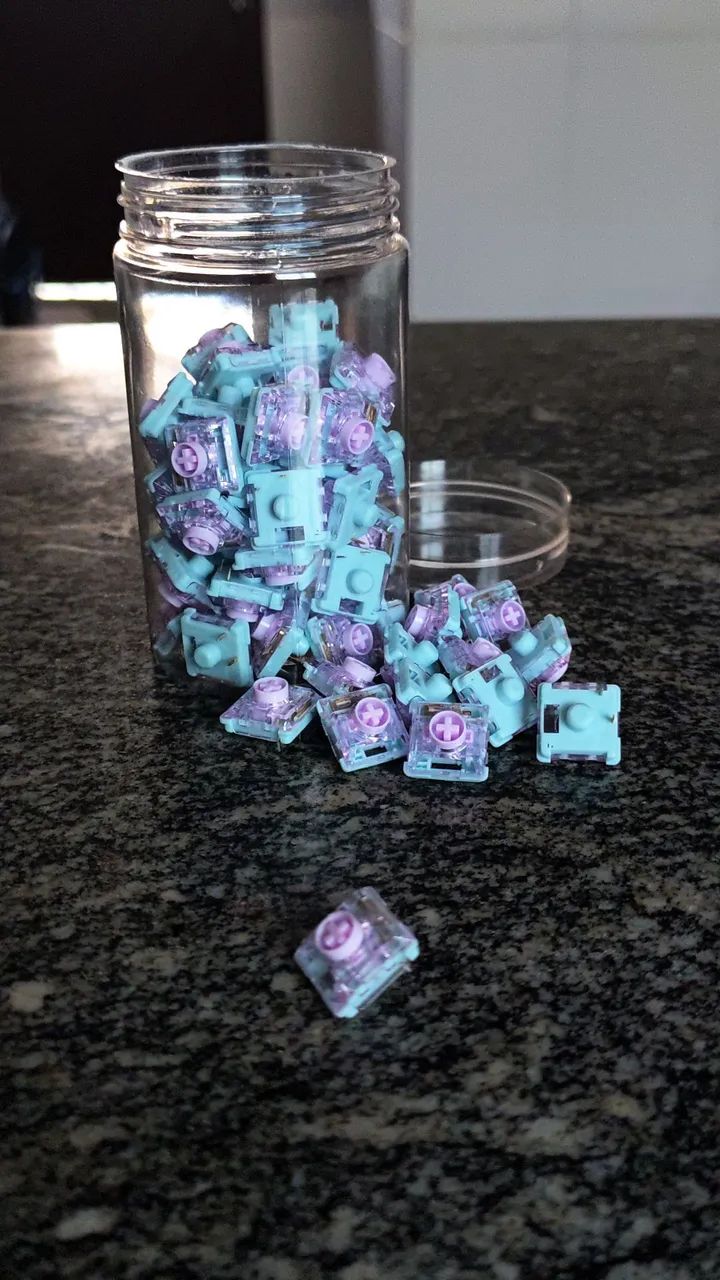 Switches Kailh Saker Mini 70PCS (Low Profile) - Foto 4