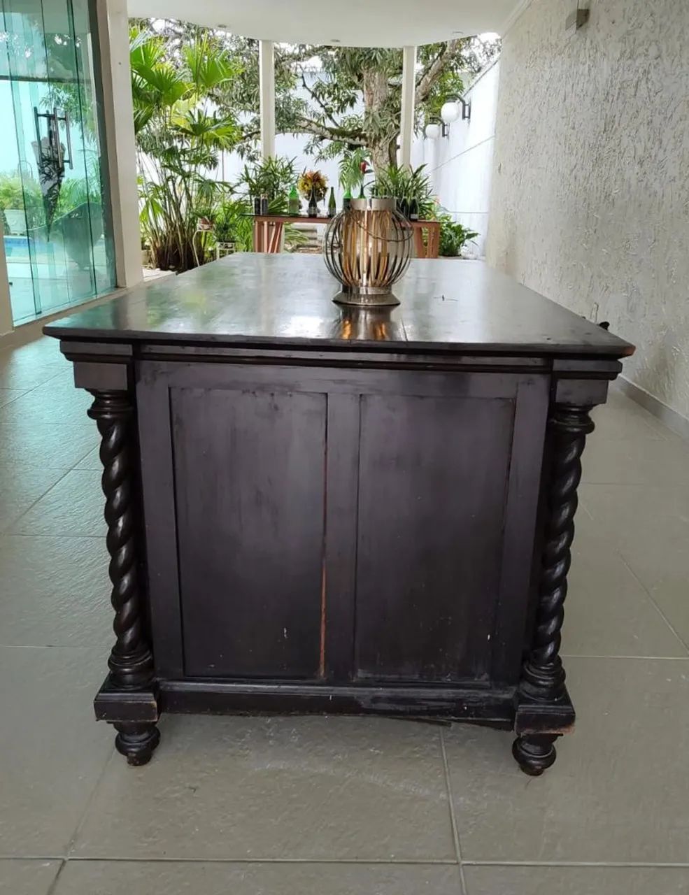 MESA ANTIGA DE MADEIRA - Foto 5