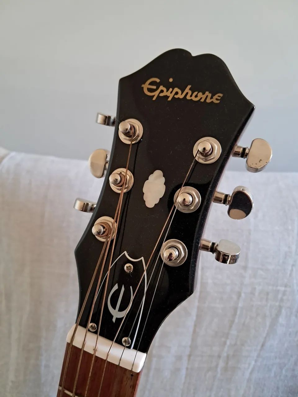 Violão Epiphone Lil' Tex Tampo Maciço Eletroacústico - Foto 2