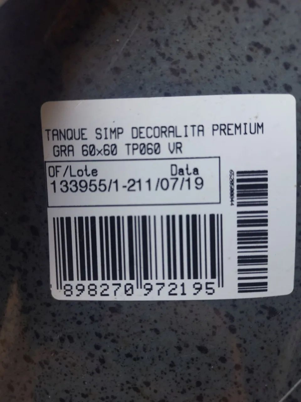 Tanque de lavar roupa de granito 60x60 - Foto 4