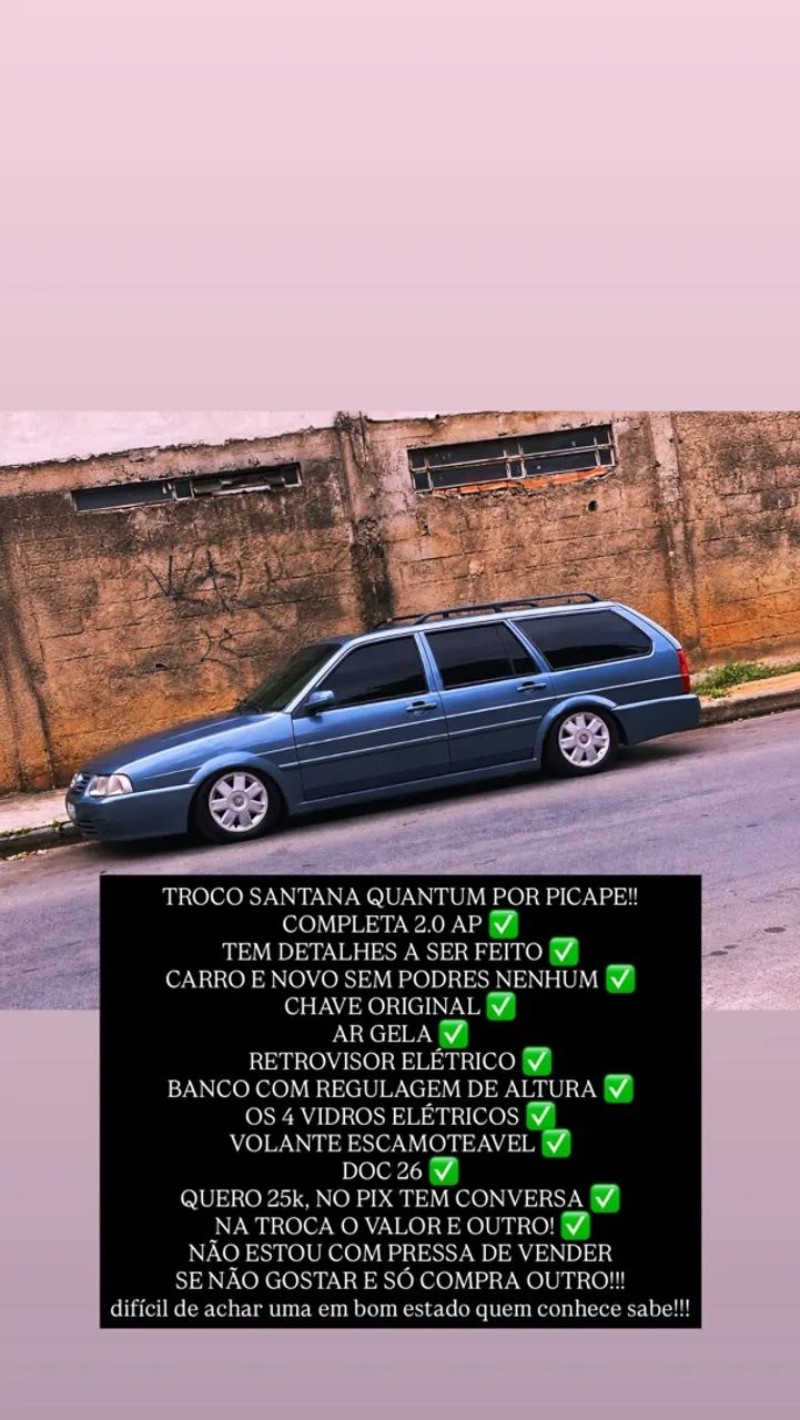 Volkswagen Quantum 2.0 MI (álcool) 2000