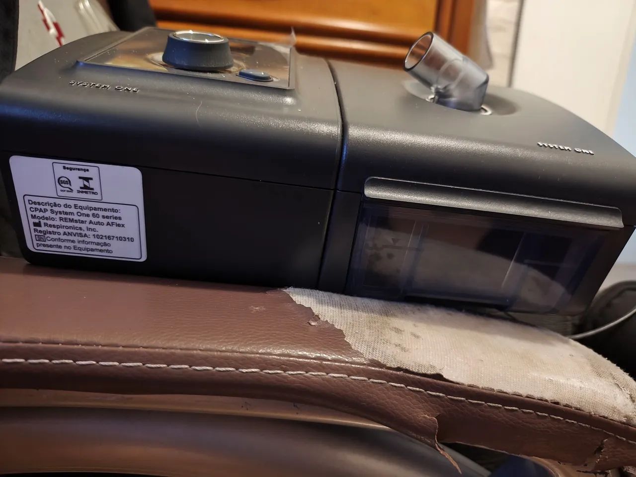 Cpap Philips sem máscara com respiradouro e traqueia - Foto 3