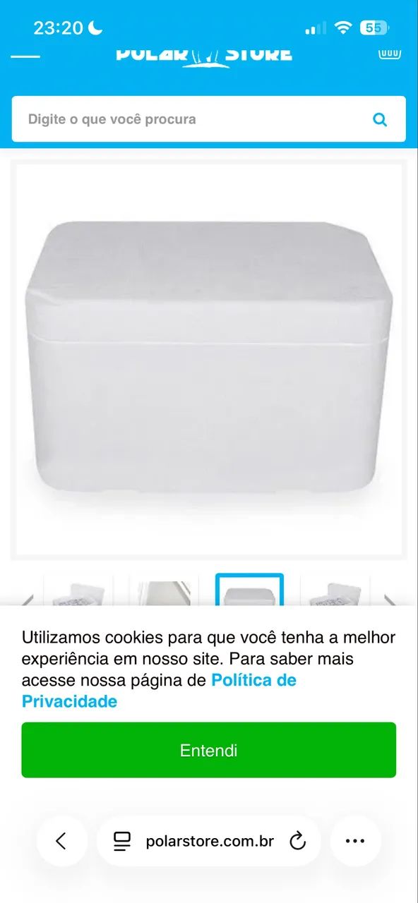 Caixa Térmica Parede Tripla feita em EPS Isopor 80 Litros - Foto 3