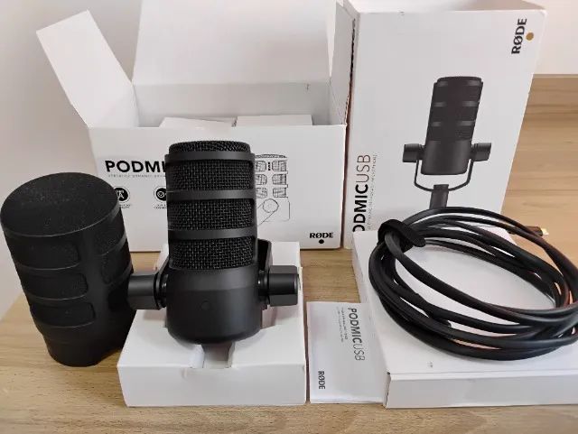 Microfone Rode Podmic Usb Xlr Dinâmico Podcast - Foto 5