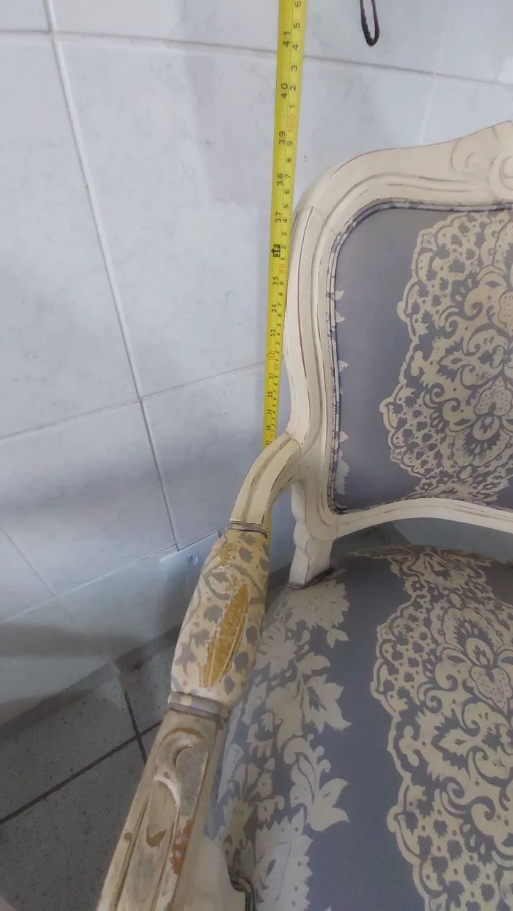 Par de Poltronas Clássicas Madeira Design Decoração  - Foto 5