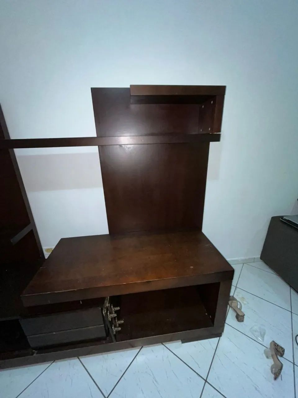 Estante rack madeira maciça  - Foto 4