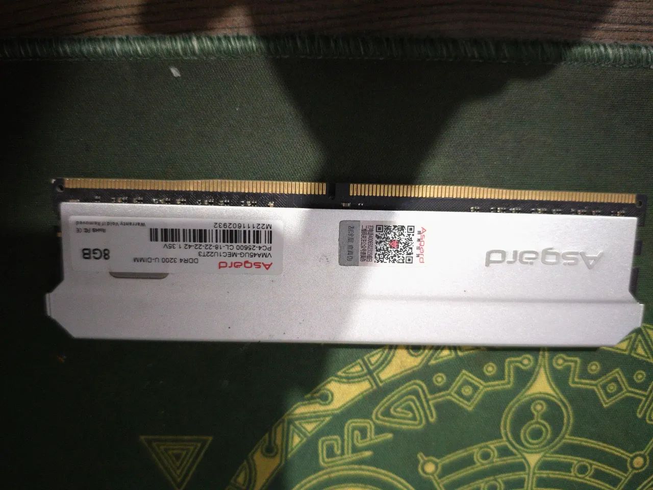 Memória RAM DDR4 8gb 3200 Asgard