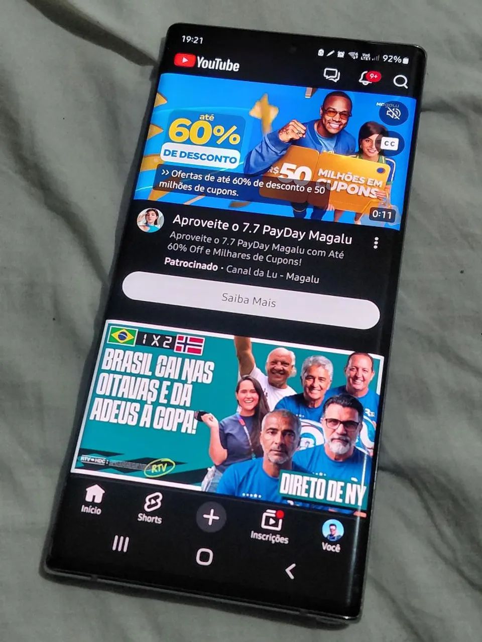 Note 10 Plus Perfeito!! R$ 1.100,00 - Foto 3