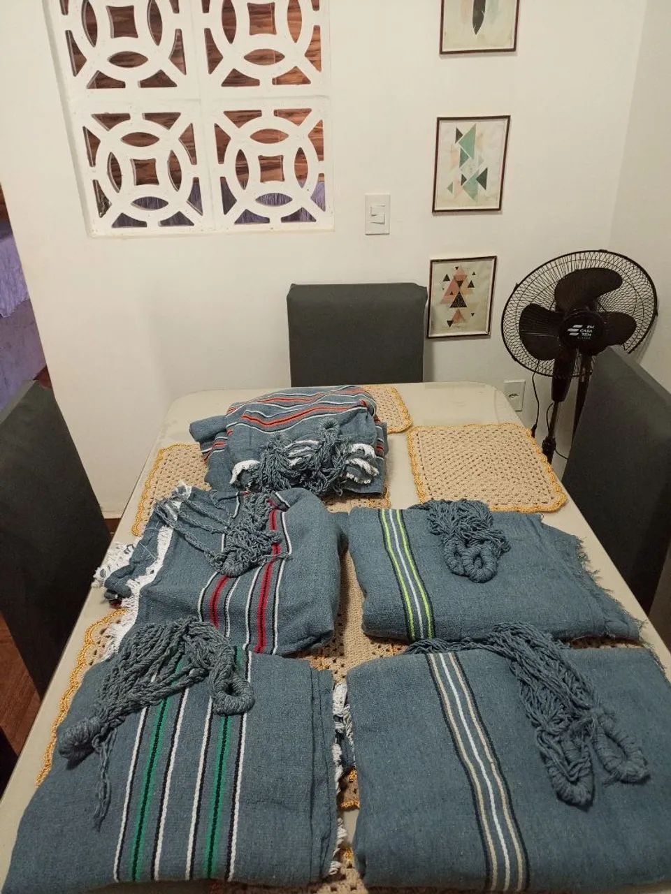 Rede de descanso 100% algodão  - Foto 3